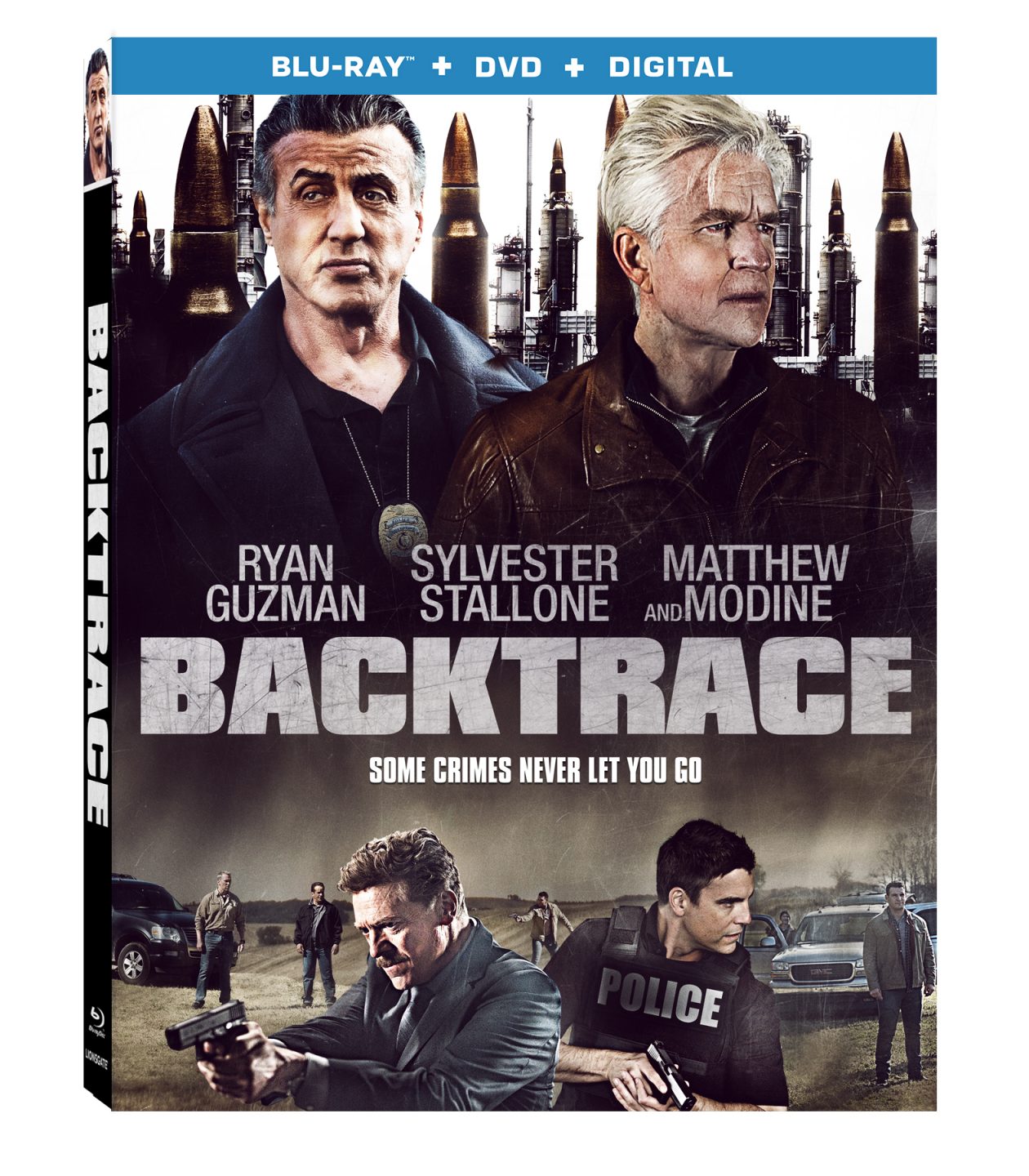 Backtrace Blu-Ray Combo Pack cover (Lionsgate Home Entertainment)