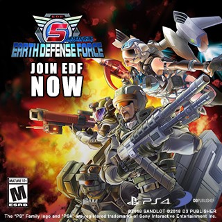 Earth Defense Force 5 screencap (D3 Publisher)