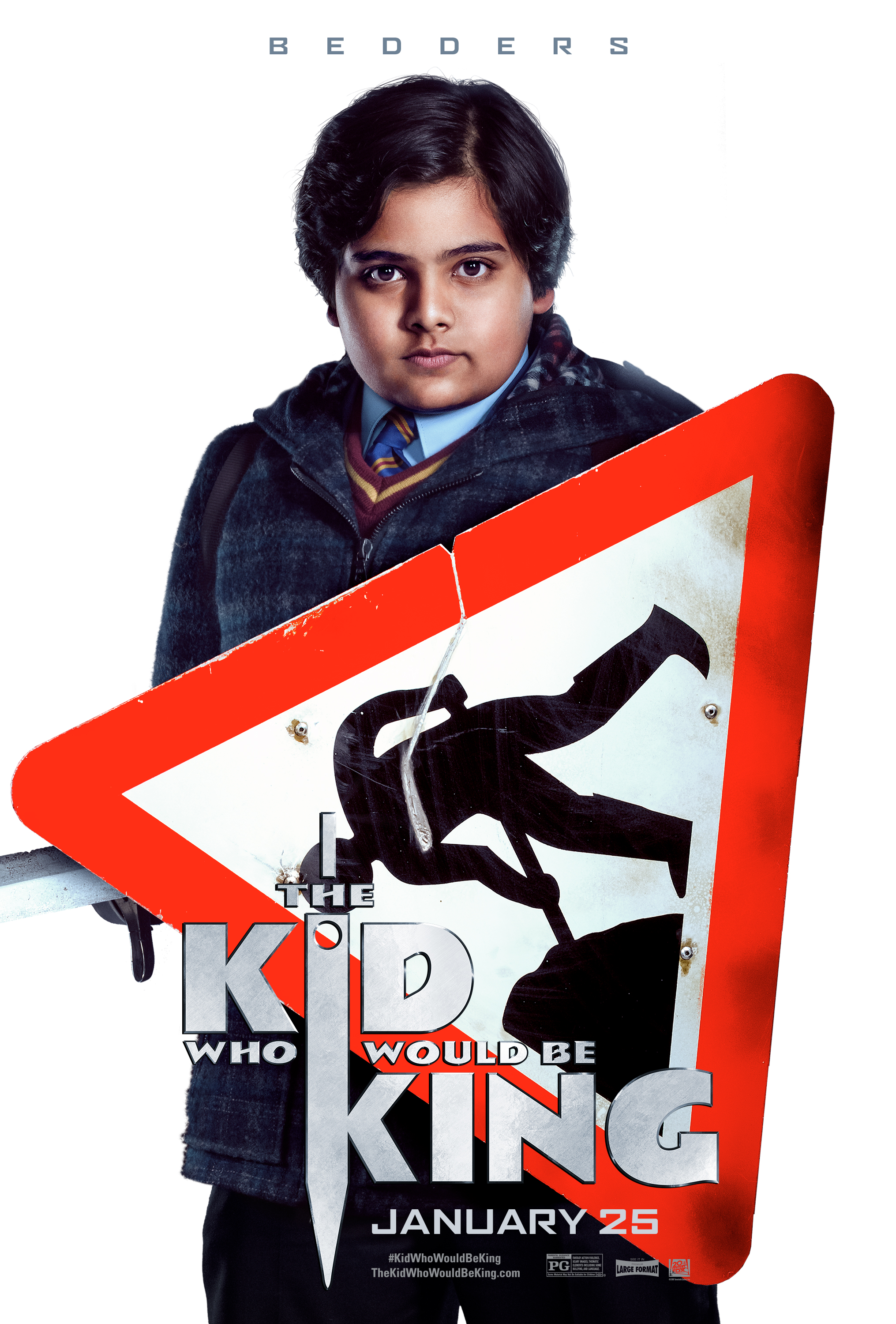 The Kid Who Would Be King character poster (20th Century Fox)