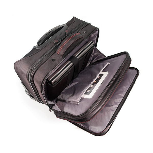 Professional Rolling Laptop Case - 17.3” - Black (Mobile Edge)