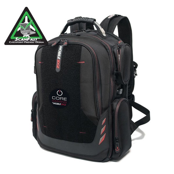 Core Gaming Backpack w/Velcro Panel 17.3" (Mobile Edge)