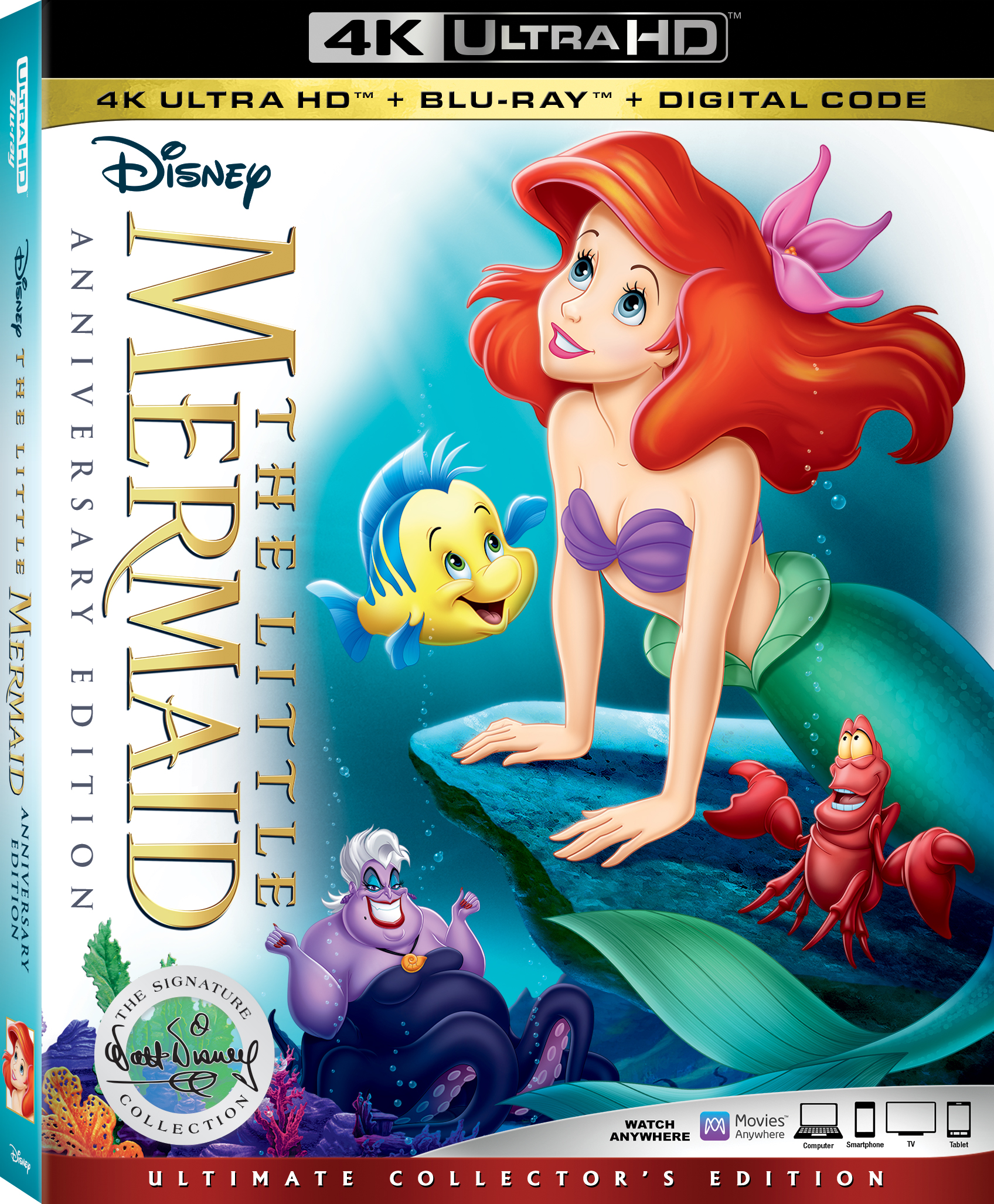 The Little Mermaid Anniversary Edition 4K Ultra HD (Walt Disney Studios Home Entertainment)