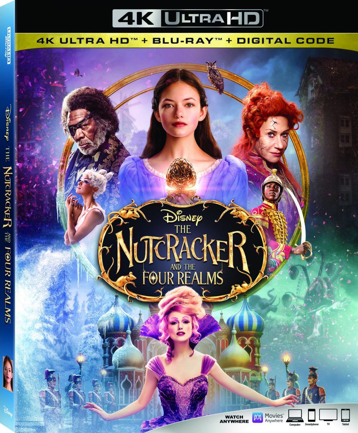 The Nutcracker And The Four Realms 4K Ultra HD Combo Pack cover (Walt Disney Studios Home Entertainment)