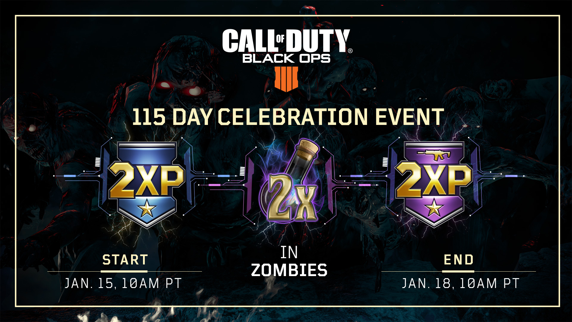Call Of Duty: Black Ops 4 115 Day Celebration Event