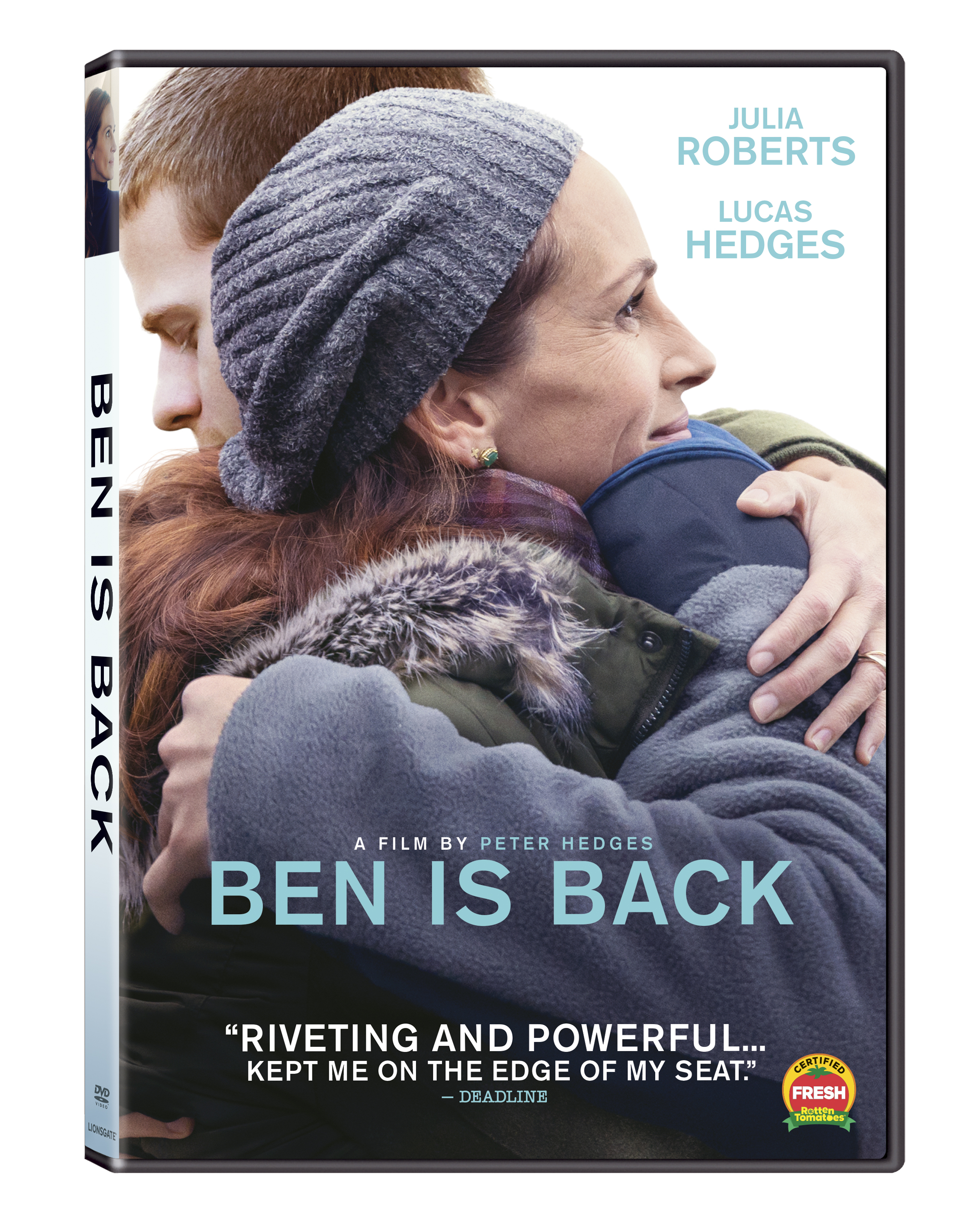 Ben Is Back DVD cover (Lionsgate Home Entertainment)