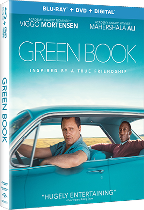 Green Book Blu-Ray Combo Pack cover (Universal Pictures Home Entertainment)