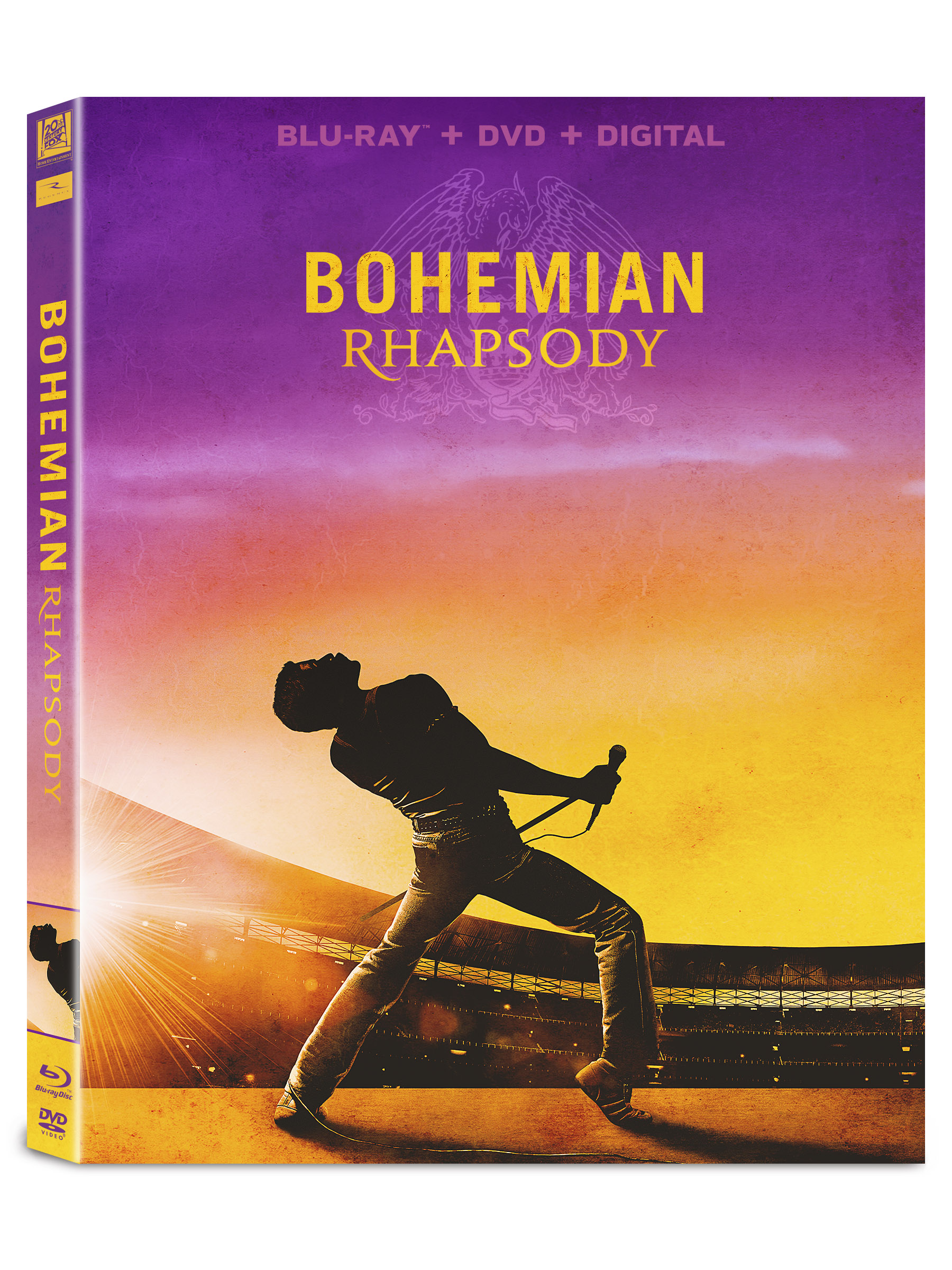 Bohemian Rhapsody Blu-Ray Combo Pack cover (20th Century Fox Home Entertainment)