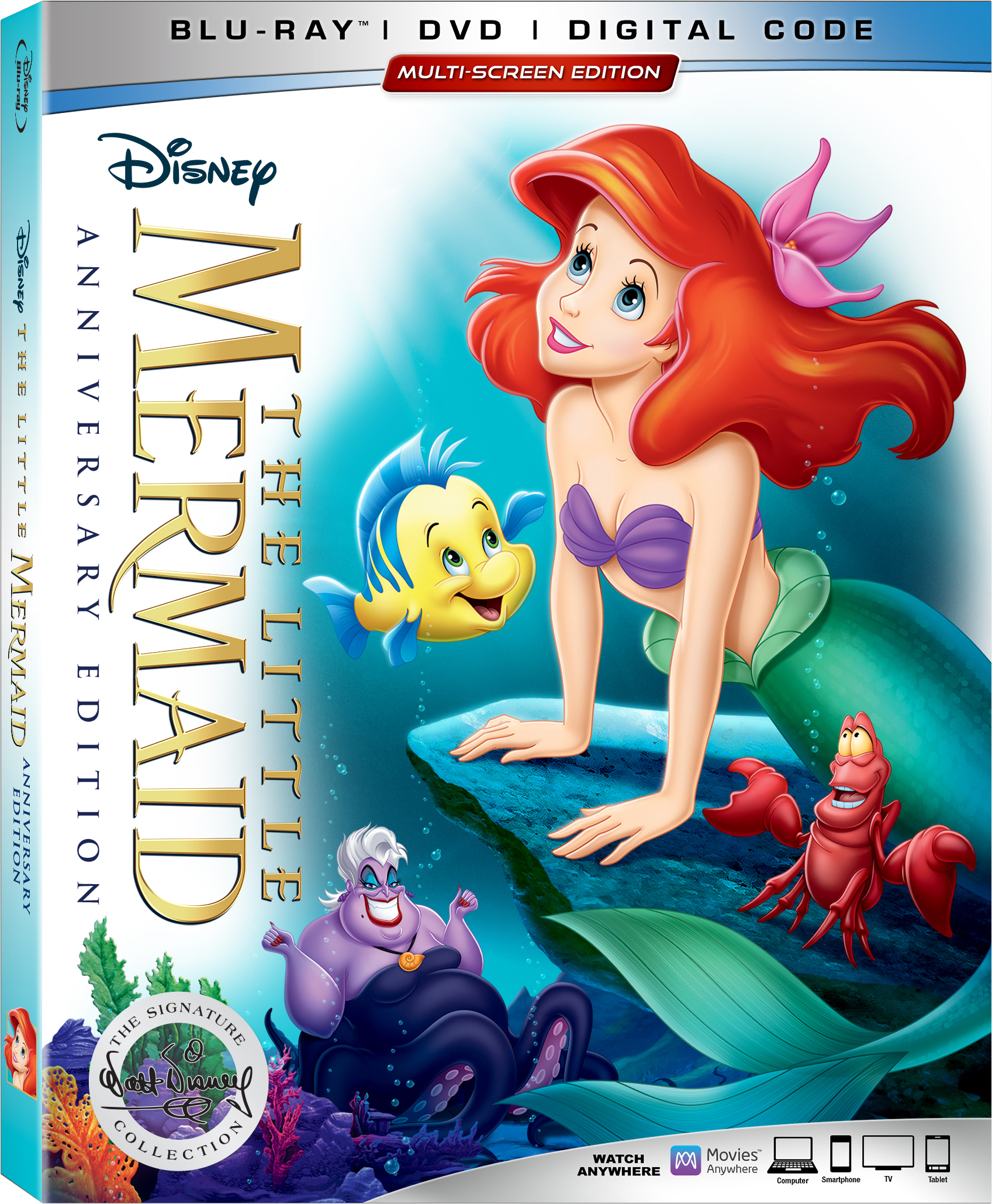 The Little Mermaid Anniversary Edition Blu-Ray (Walt Disney Studios Home Entertainment)