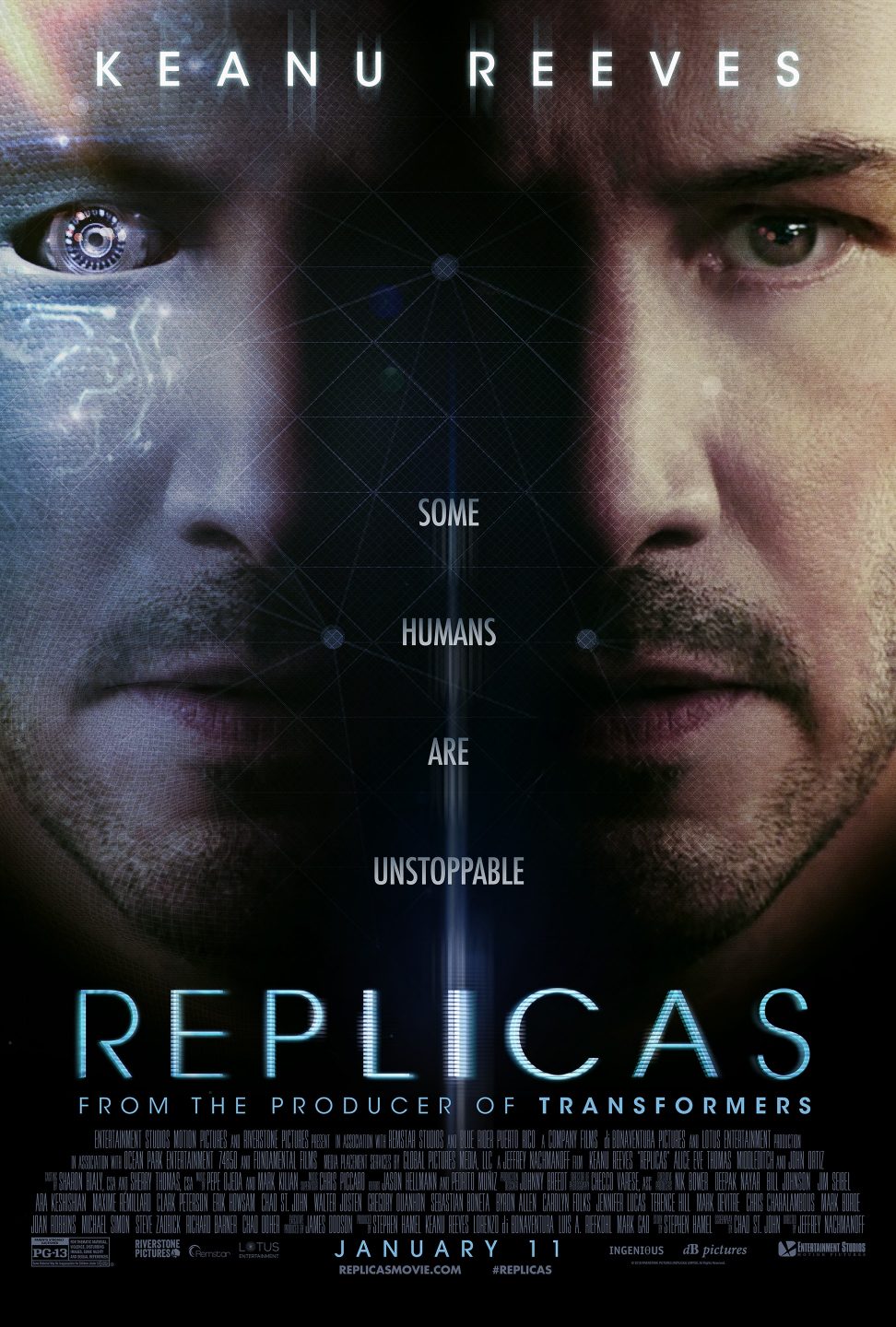 Replicas poster (Entertainment Studios Motion Pictures)