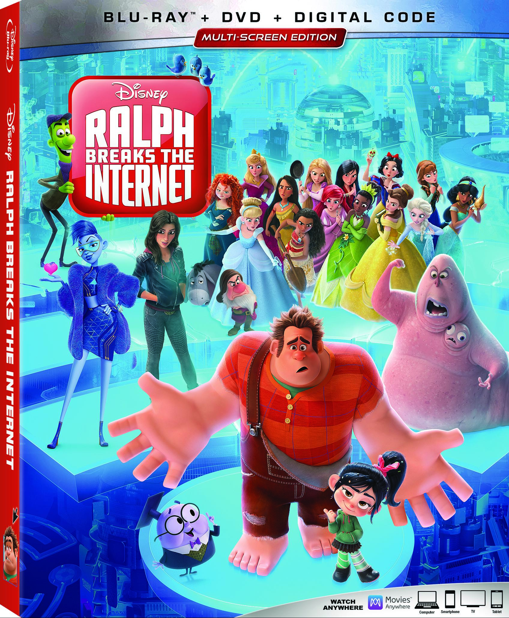 Ralph Breaks The Internet Blu-Ray Combo Pack (Walt Disney Studios Home Entertainment)