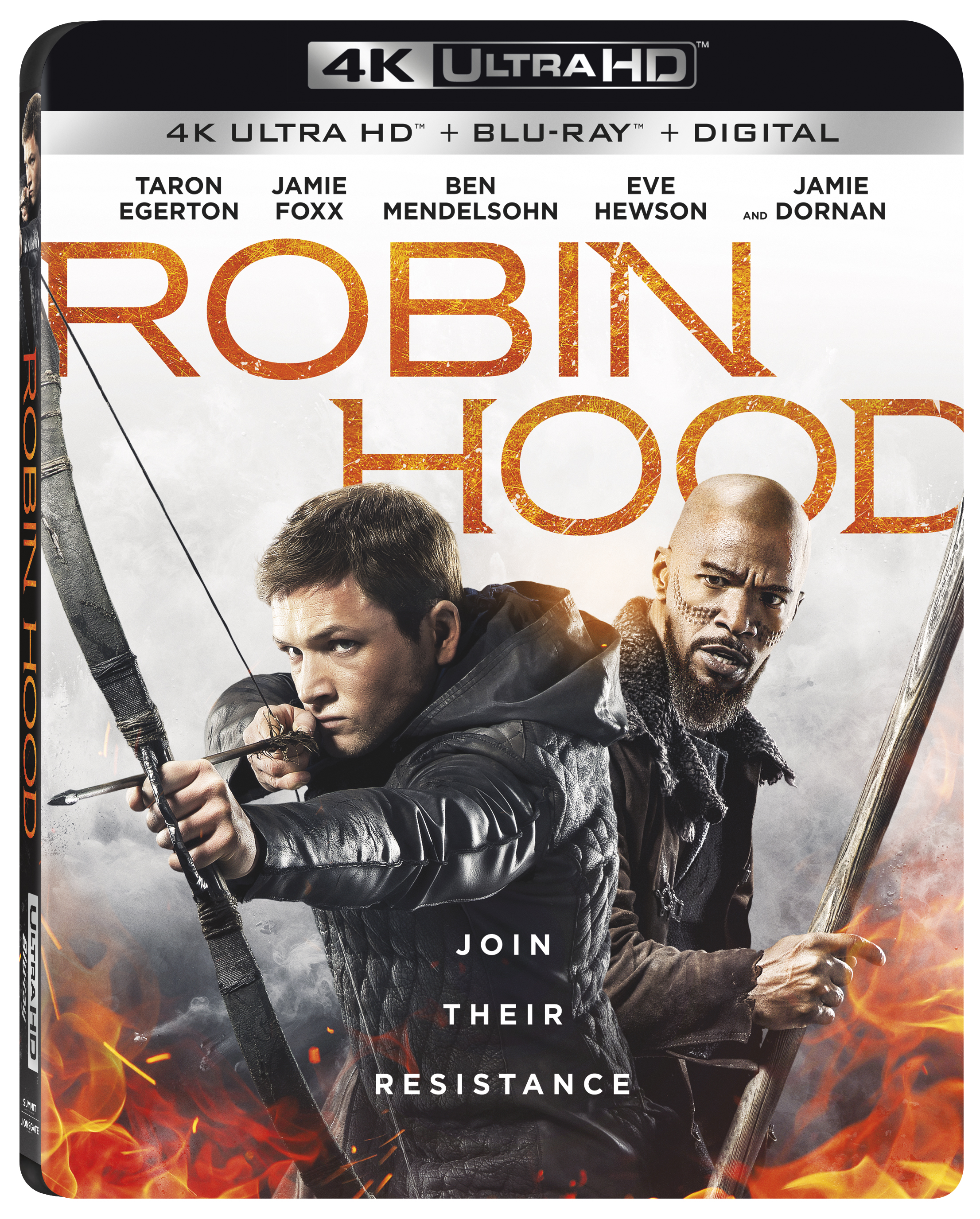 Robin Hood 4K Ultra HD Combo Pack cover (Lionsgate Home Entertainment)