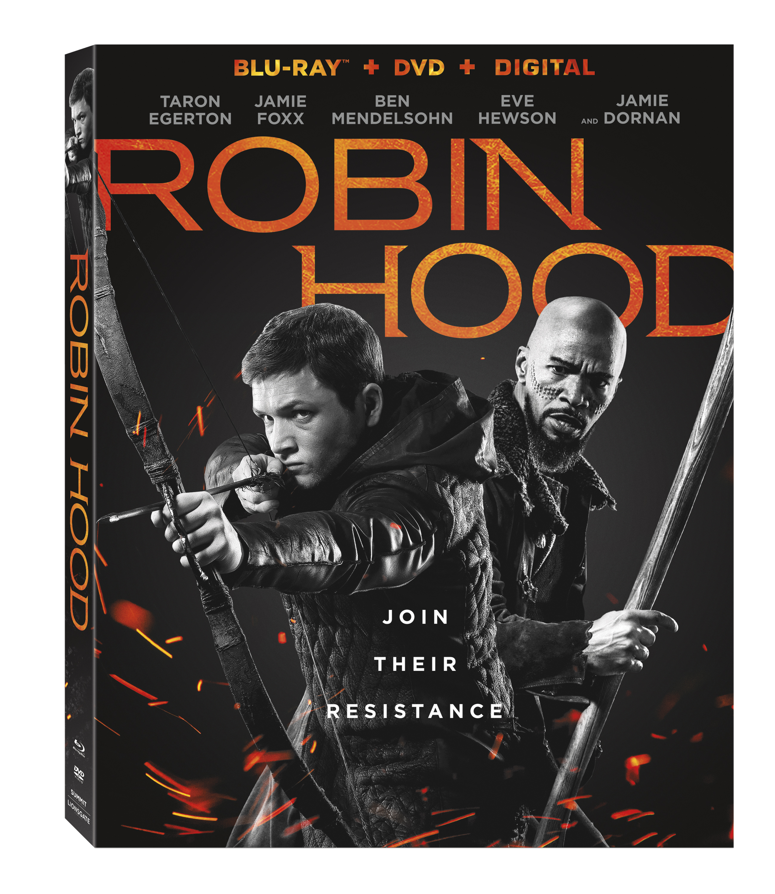 Robin Hood Blu-Ray Combo Pack cover (Lionsgate Home Entertainment)