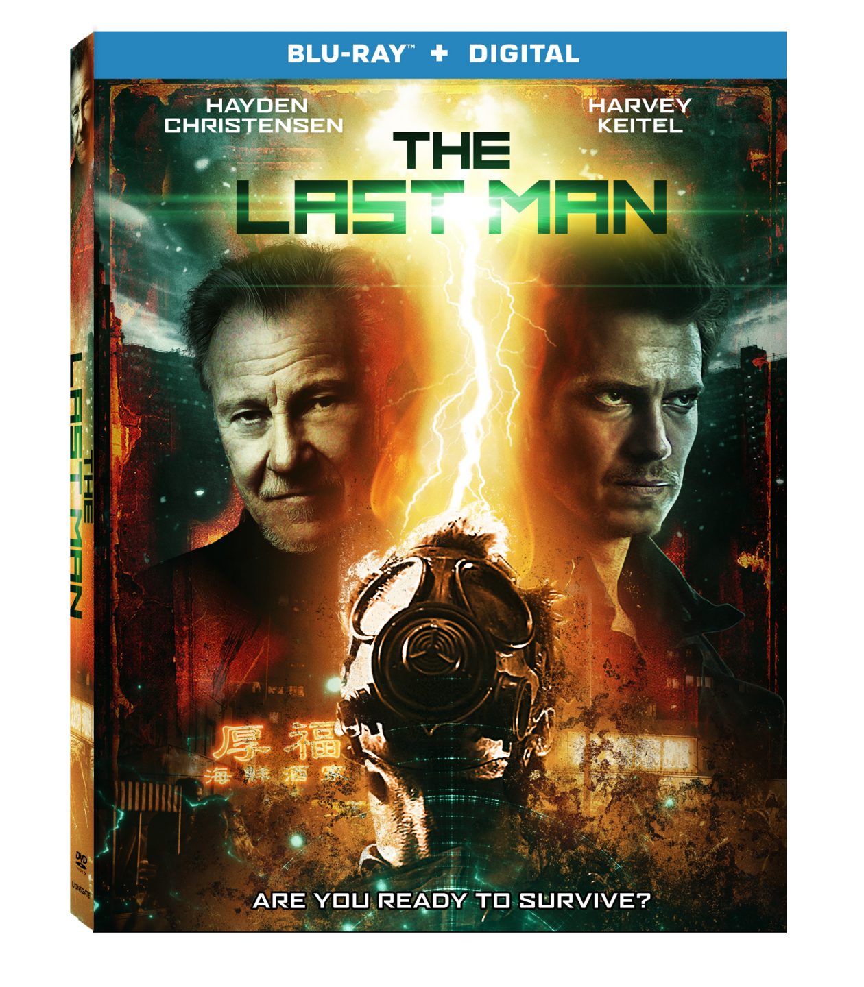 The Last Man Blu-Ray Combo Pack cover (Lionsgate Home Entertainment)