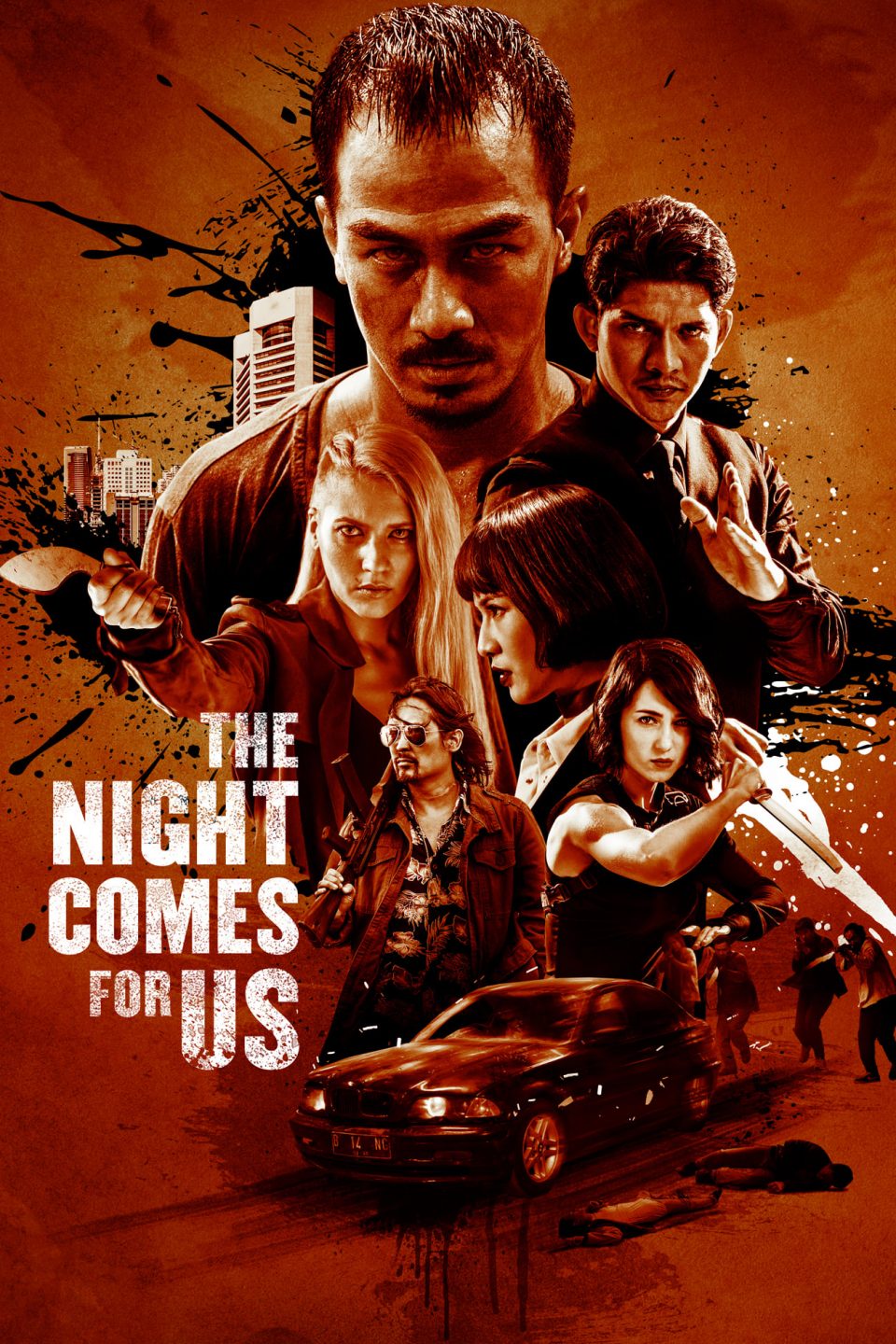 Poster for the movie "The Night Comes for Us"