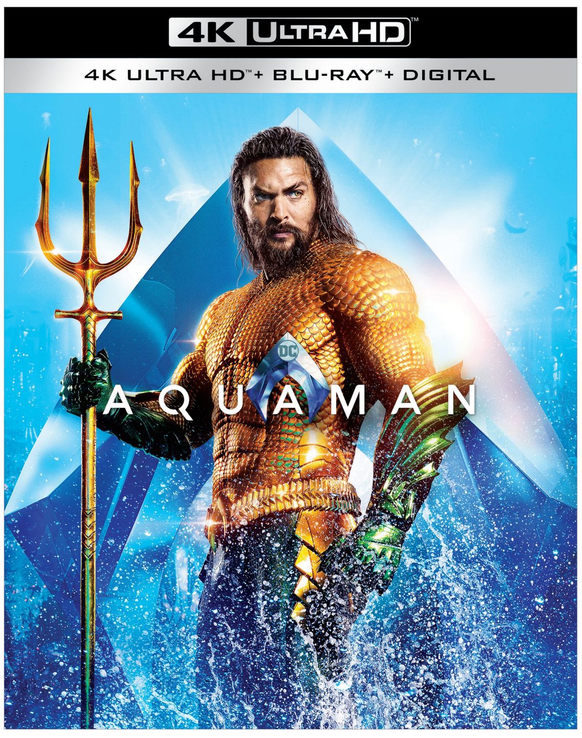 Aquaman 4K Ultra HD cover (Warner Bros. Home Entertainment)