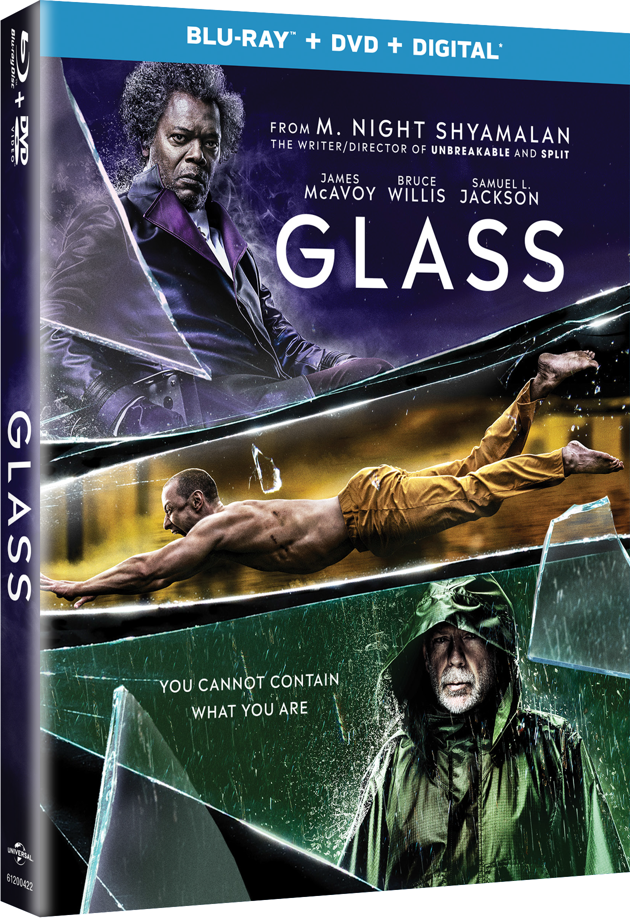 Glass Blu-Ray Combo Pack cover (Universal Pictures Home Entertainment)