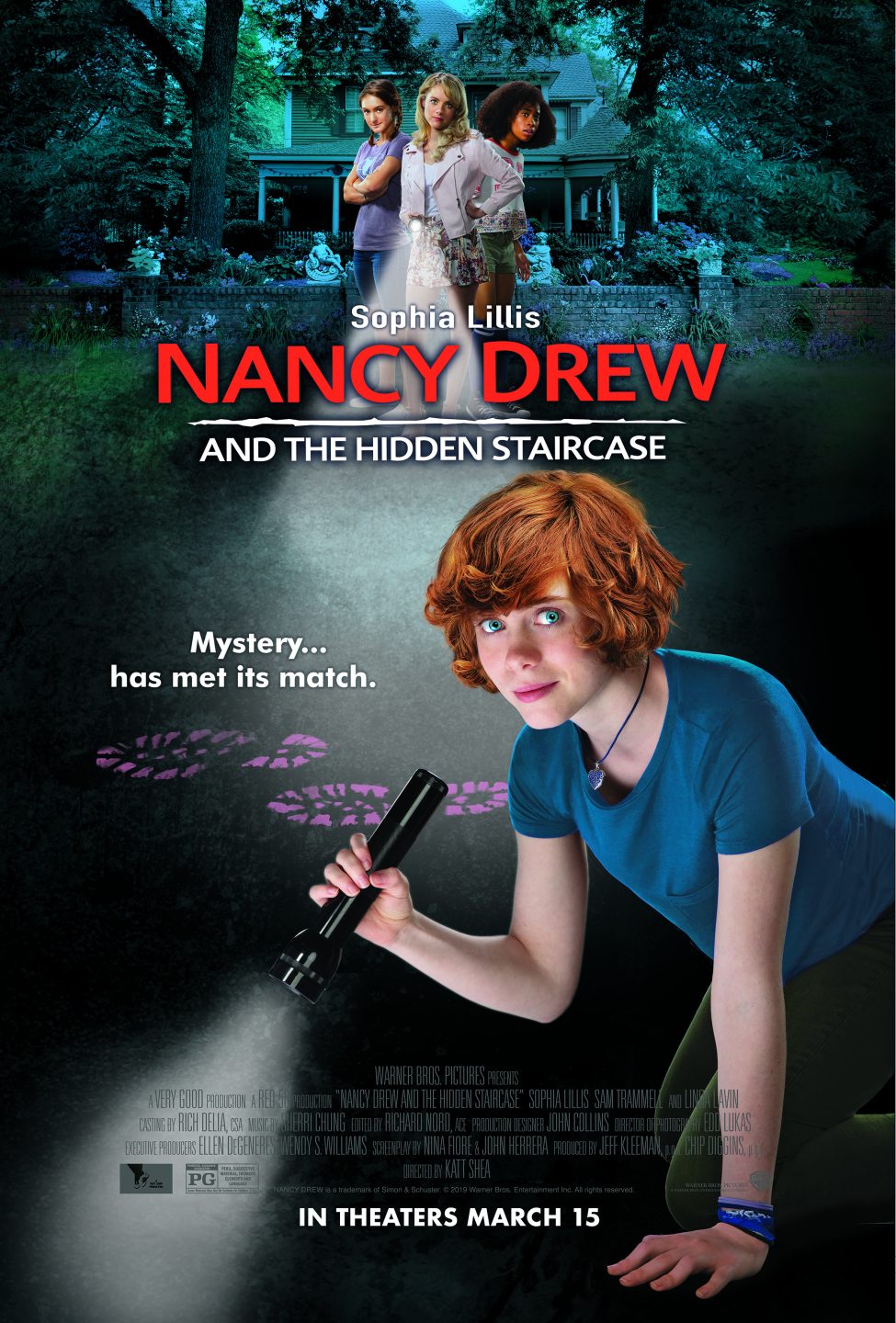 Nancy Drew And The Hidden Staircase Blu-Ray Combo Pack cover (Warner Bros. Home Entertainment)