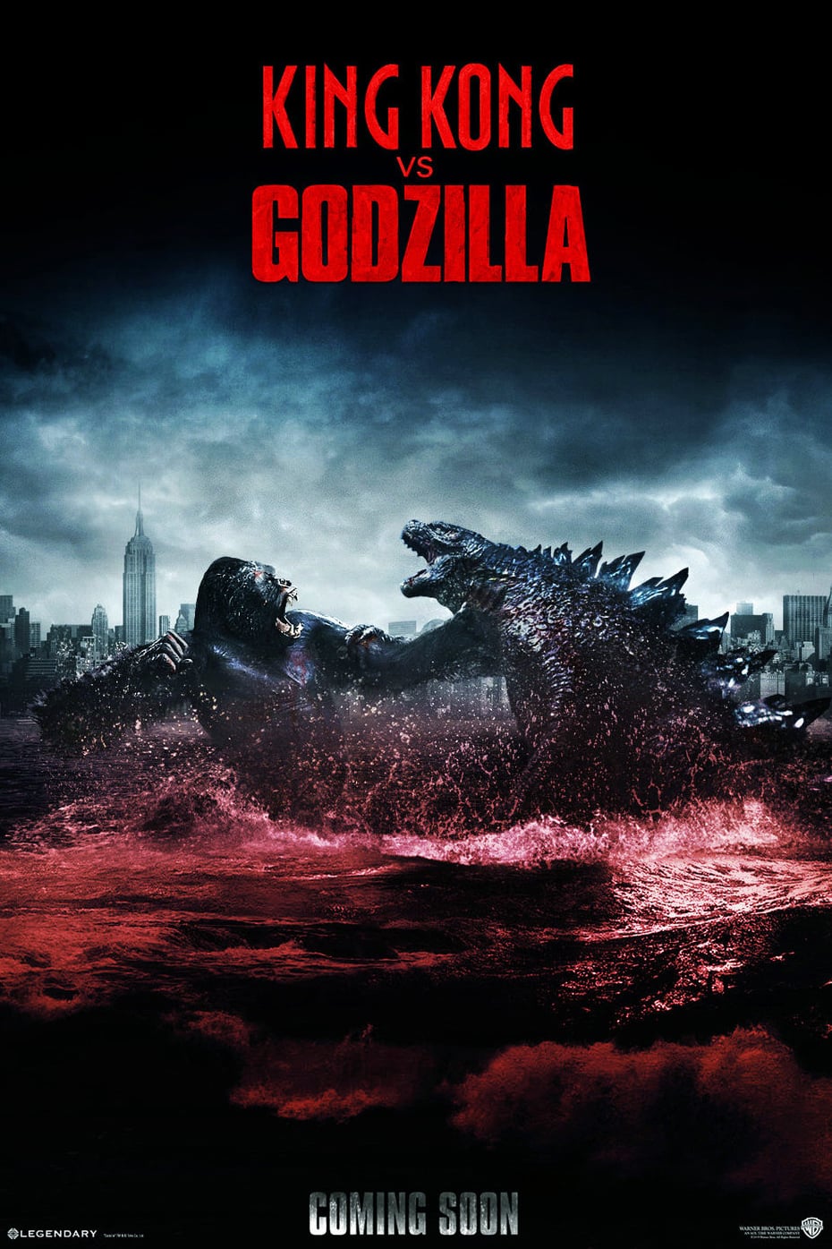 Poster for the movie "Godzilla vs. Kong"