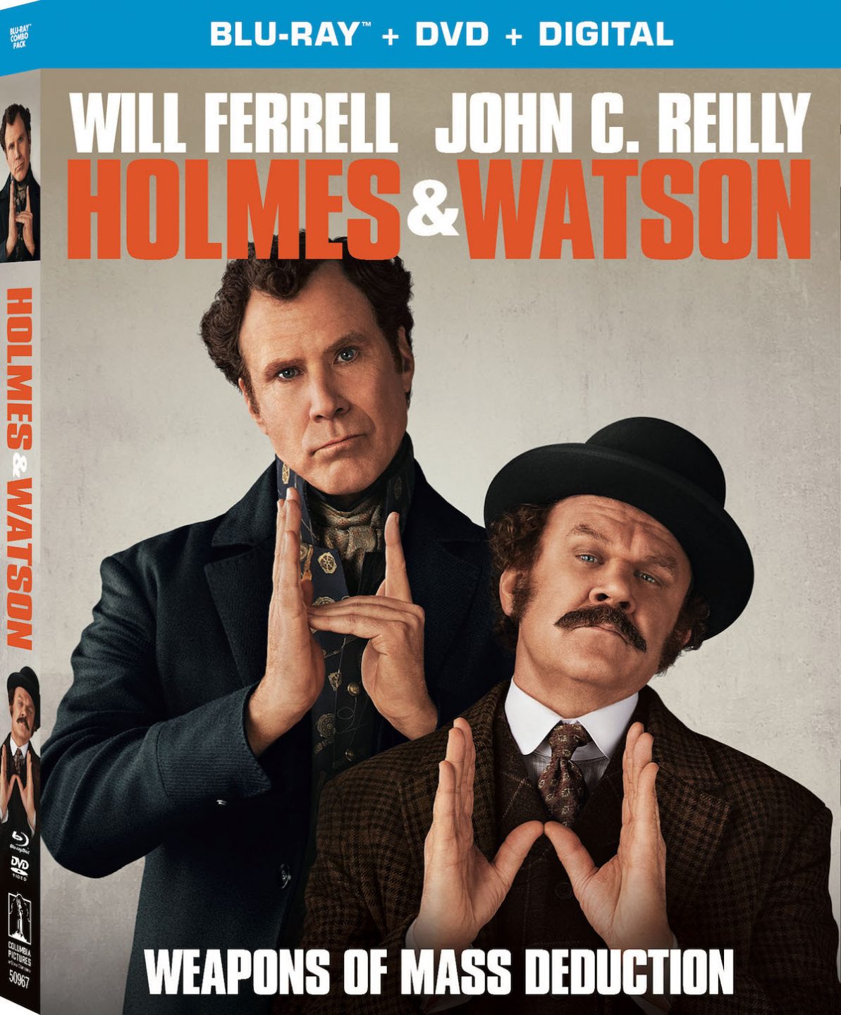 Holmes & Watson Blu-Ray Combo Pack cover (Sony Pictures Home Entertainment)