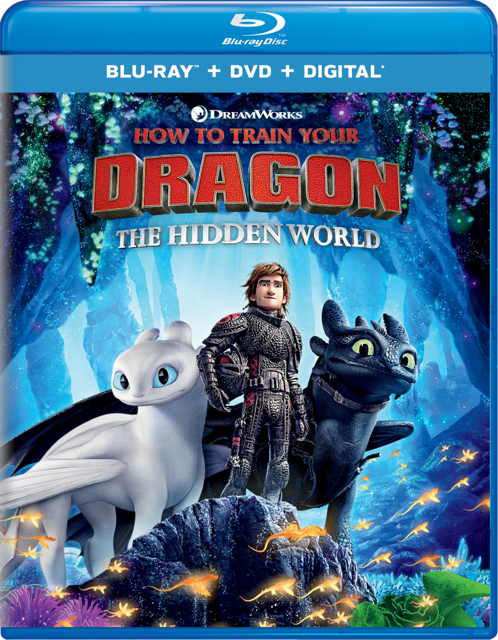 How To Train Your Dragon: The Hidden World Blu-Ray Combo Pack cover (Universal Pictures Home Entertainment)