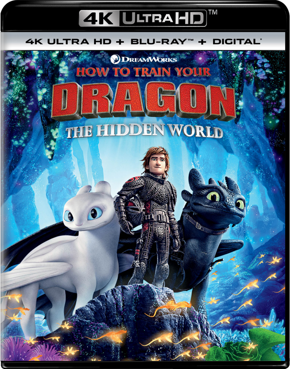 How To Train Your Dragon: The Hidden World 4K Ultra HD Combo Pack cover (Universal Pictures Home Entertainment)