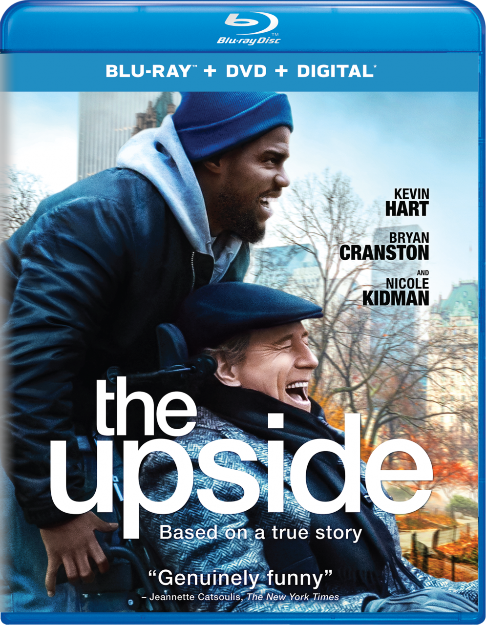 The Upside Blu-Ray Combo Pack cover (Universal Pictures Home Entertainment)