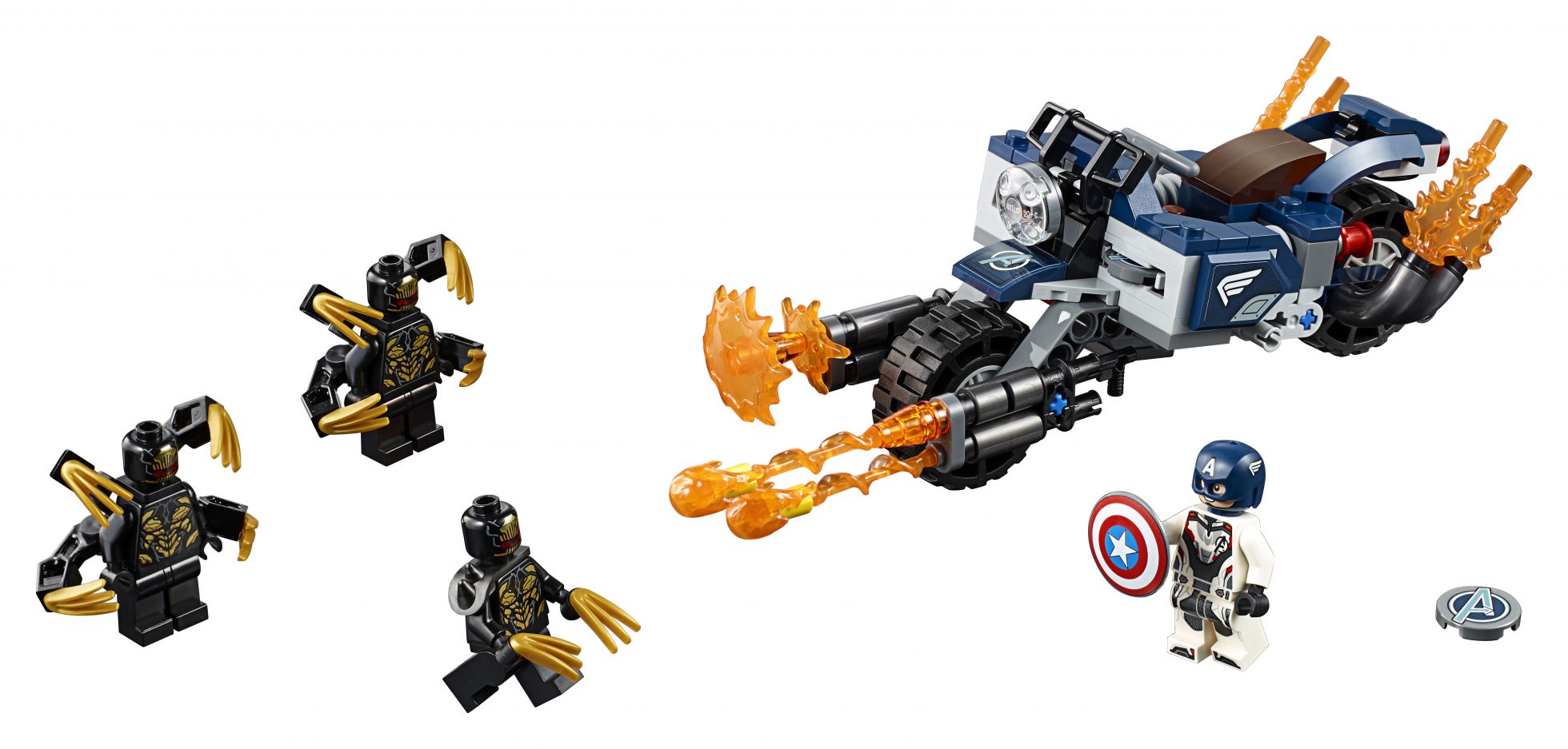 Marvel Avengers: Endgame LEGO Set - Captain America: Outriders Attack