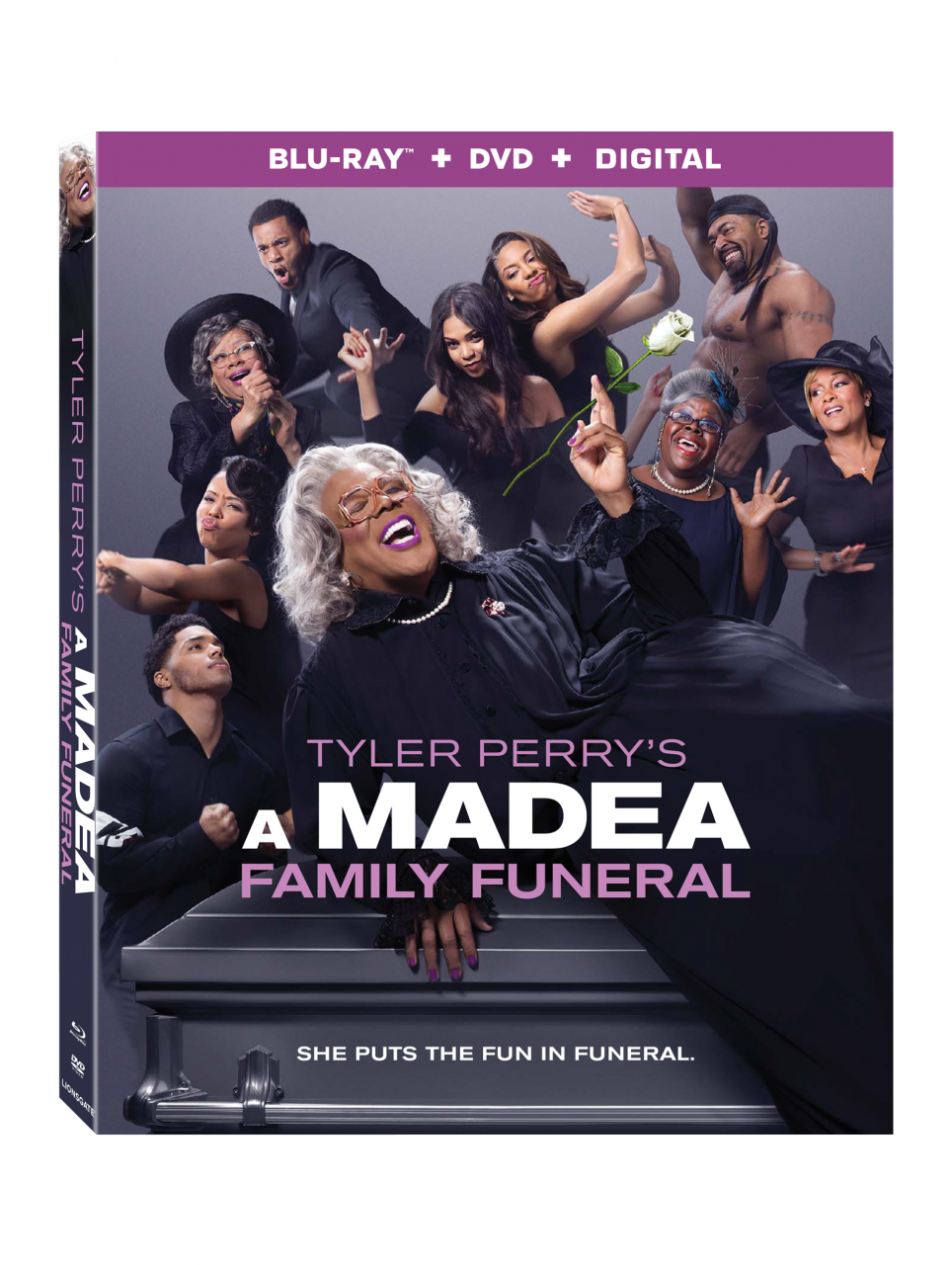 A Madea Family Funeral Blu-Ray Combo cover (Lionsgate Home Entertainment)