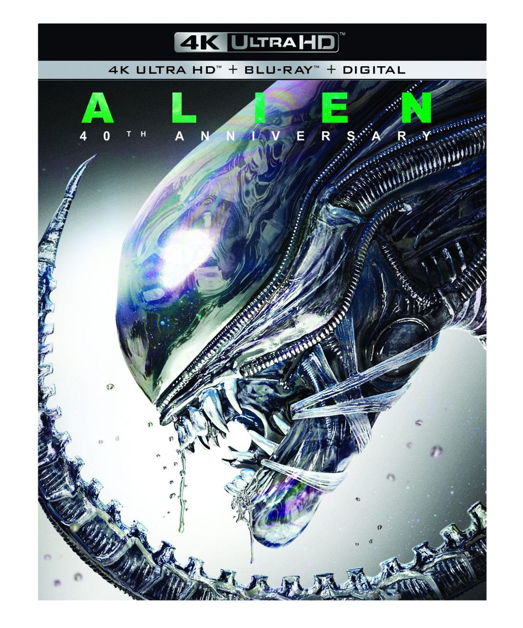 Alien 40th Anniversary 4K Ultra HD cover (20th Century Fox Home Entertainment)
