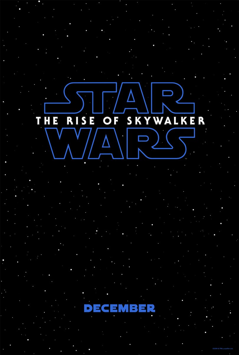 Star Wars: The Rise Of Skywalker poster (Lucasfilm/Disney)
