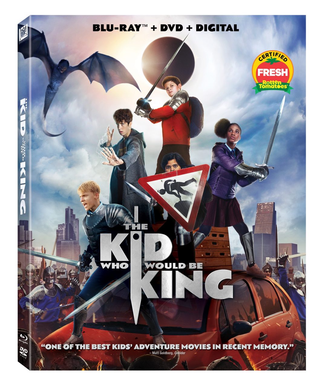 The Kid Who Would Be King Blu-Ray Combo Pack cover (20th Century Fox Home Entertainment)