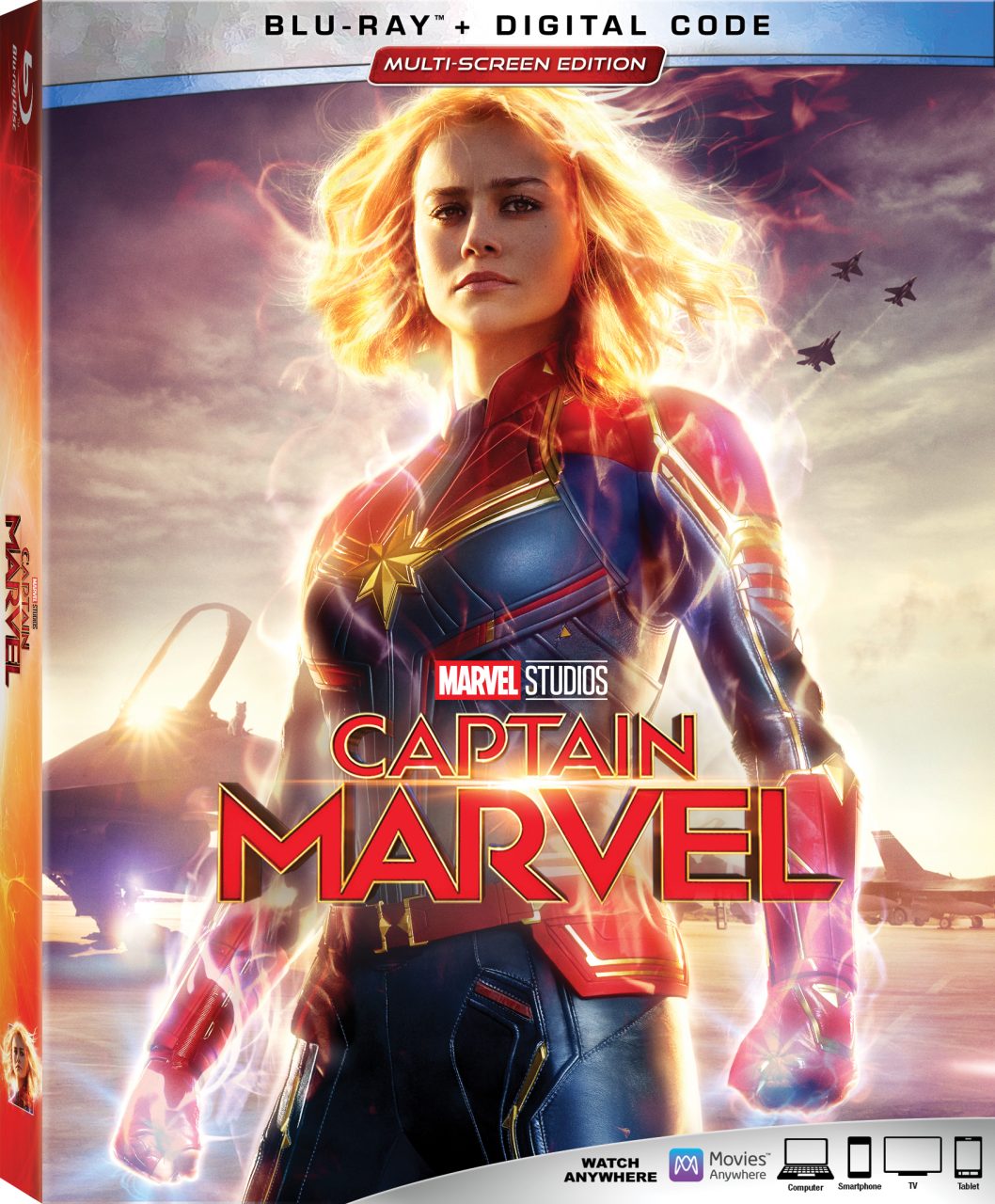 Captain Marvel Blu-Ray Combo Pack cover (Walt Disney Studios Home Entertainment)