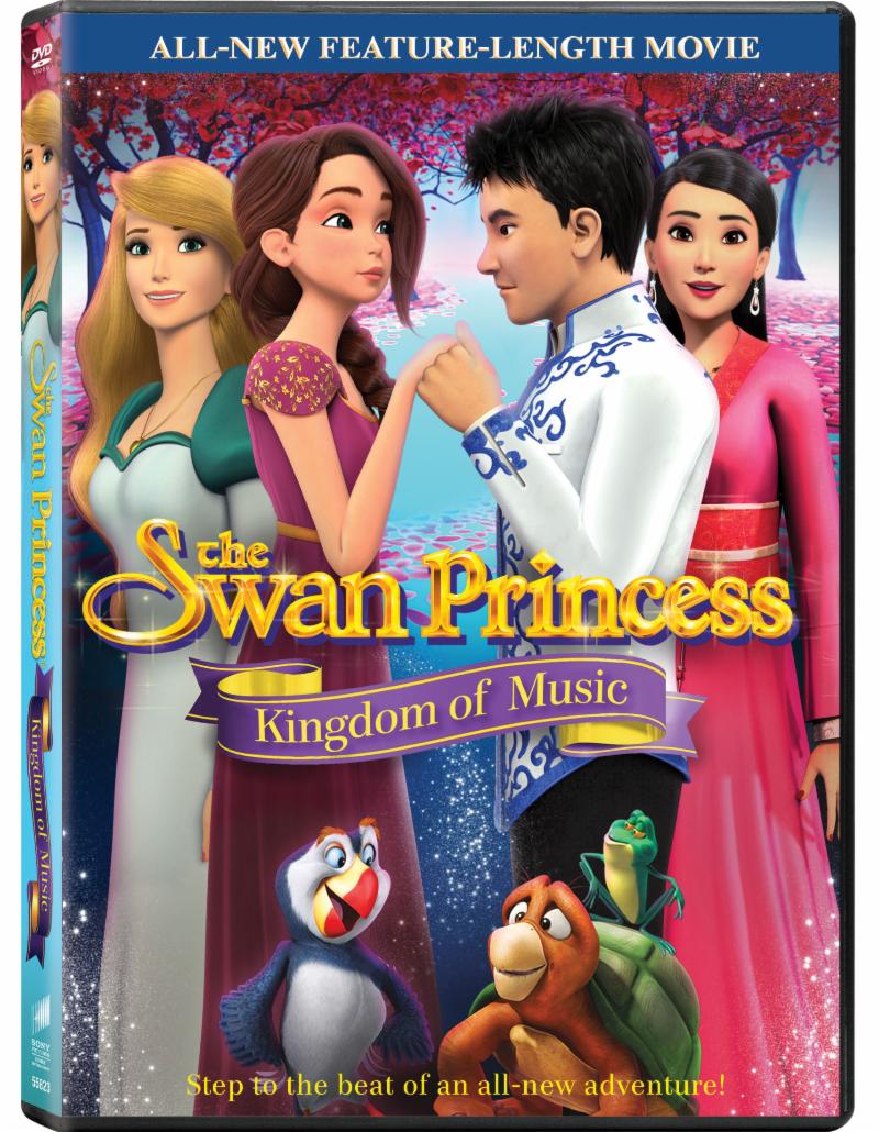The Swan Princess: Kingdom Of Music cover (Sony Pictures Home Entertainment)