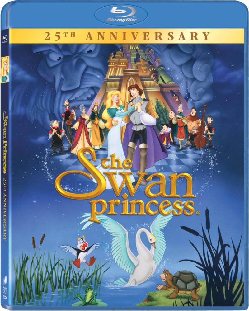 The Swan Princess 25th Anniversary Blu-Ray cover (Sony Pictures Home Entertainment)
