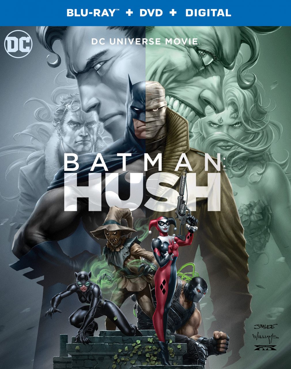 Batman: Hush Blu-Ray Combo Pack cover (Warner Bros. Home Entertainment)