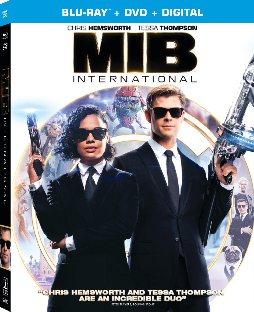Men In Black: International Blu-Ray Combo Pack cover (Sony Pictures Home Entertainment)