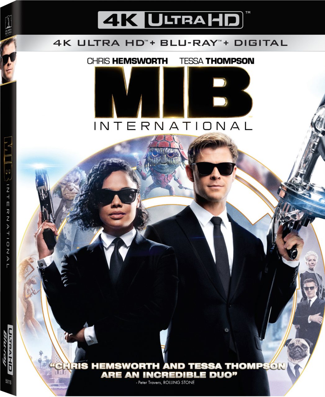 Men In Black: International 4K Ultra HD Combo Pack cover (Sony Pictures Home Entertainment)