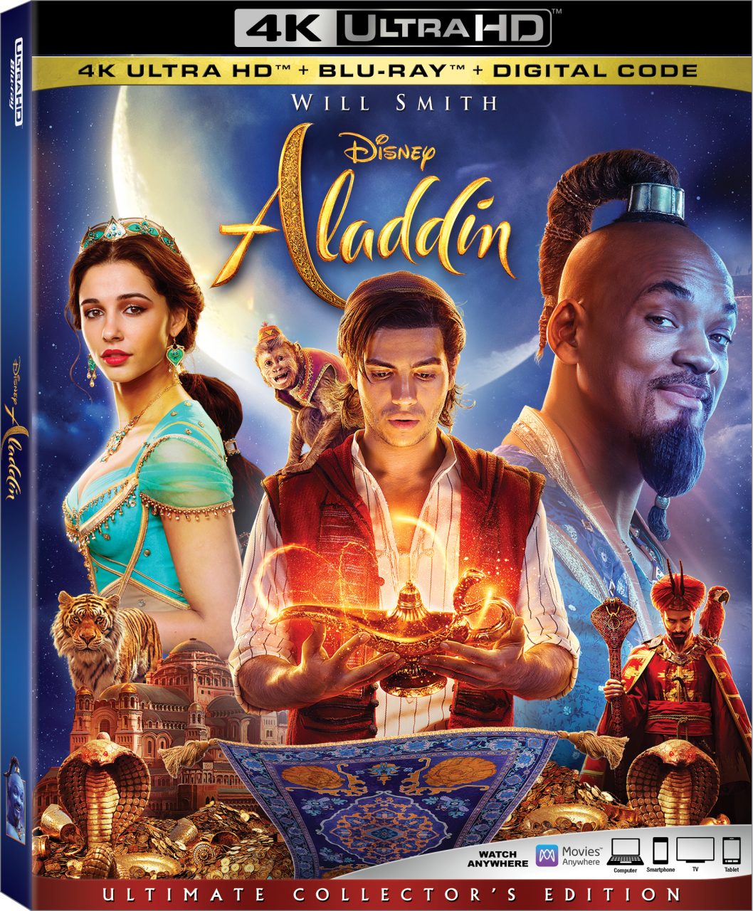 Aladdin 4K Ultra HD Combo Pack cover (Walt Disney Studios Home Entertainment)