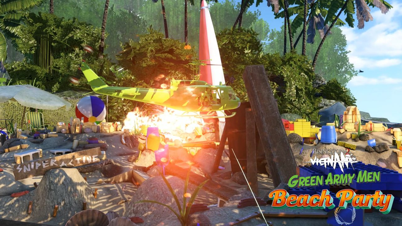 Rising Storm 2: Vietnam Green Army Men Beach Party screencap (Tripwire Interactive)