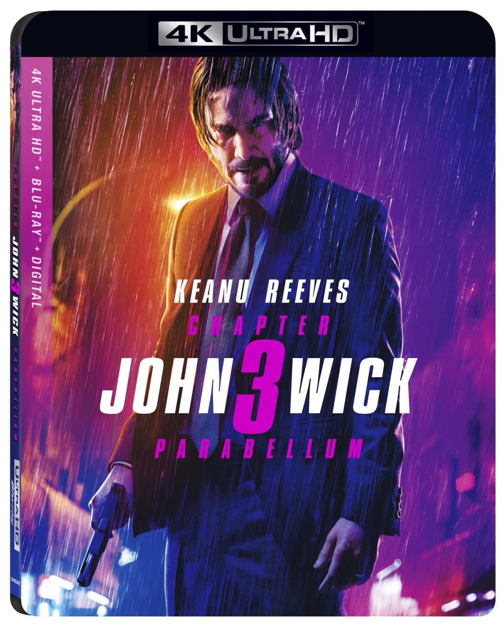 John Wick: Chapter 3 - Parabellum 4K Ultra HD Combo Pack cover (Lionsgate Home Entertainment)