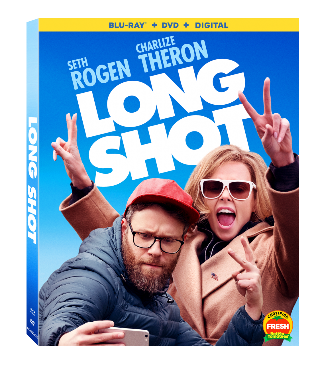 Long Shot Blu-Ray Combo Pack cover (Lionsgate Home Entertainment)