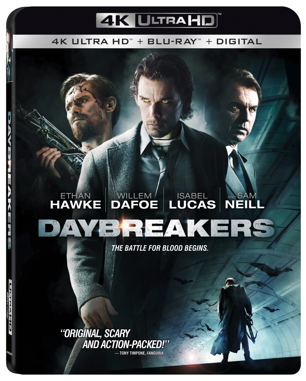 Daybreakers 4K Ultra HD Combo Pack cover (Lionsgate Home Entertainment)