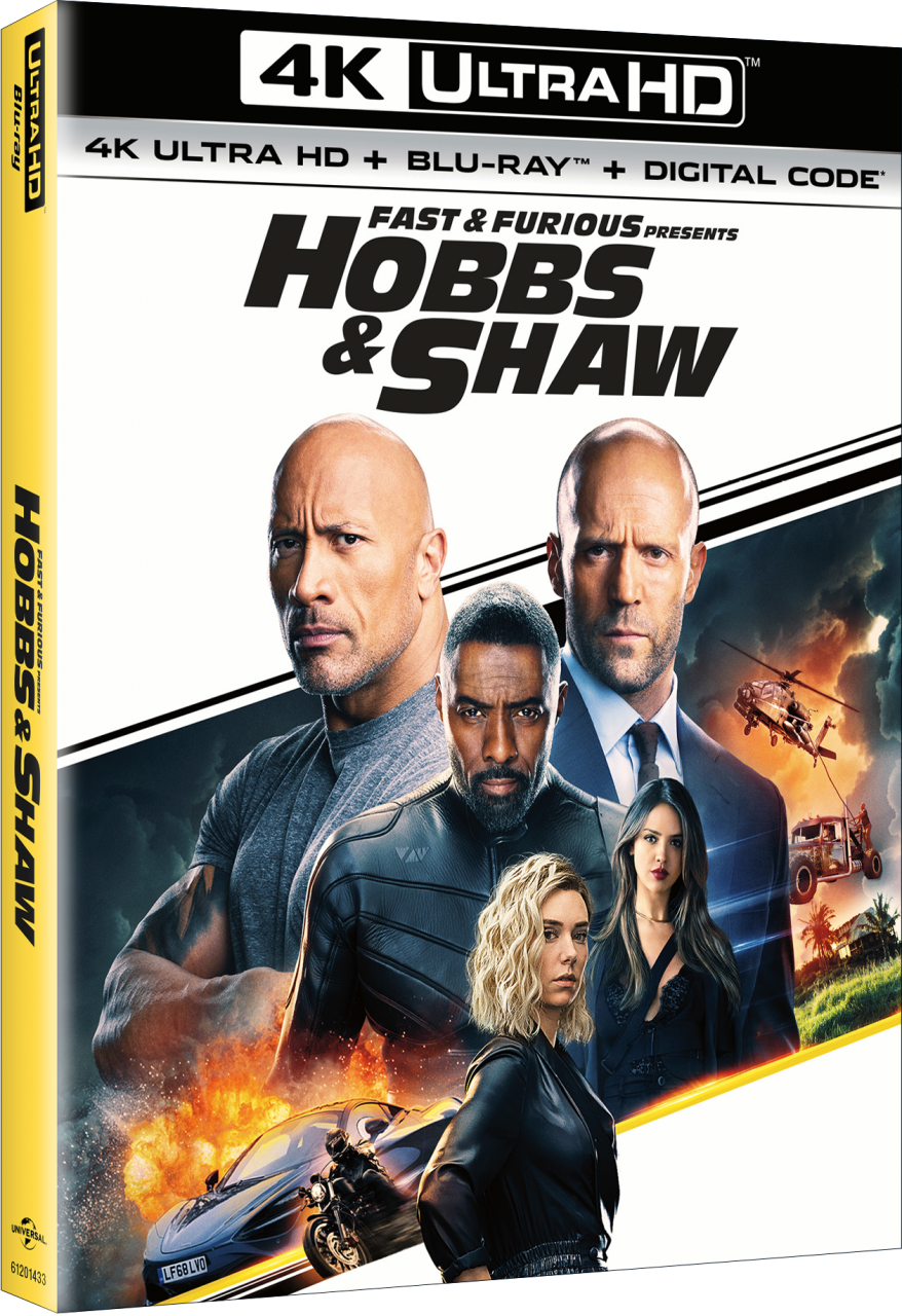 Fast & Furious presents Hobbs & Shaw 4K Ultra HD Combo Pack cover (Universal Pictures Home Entertainment)