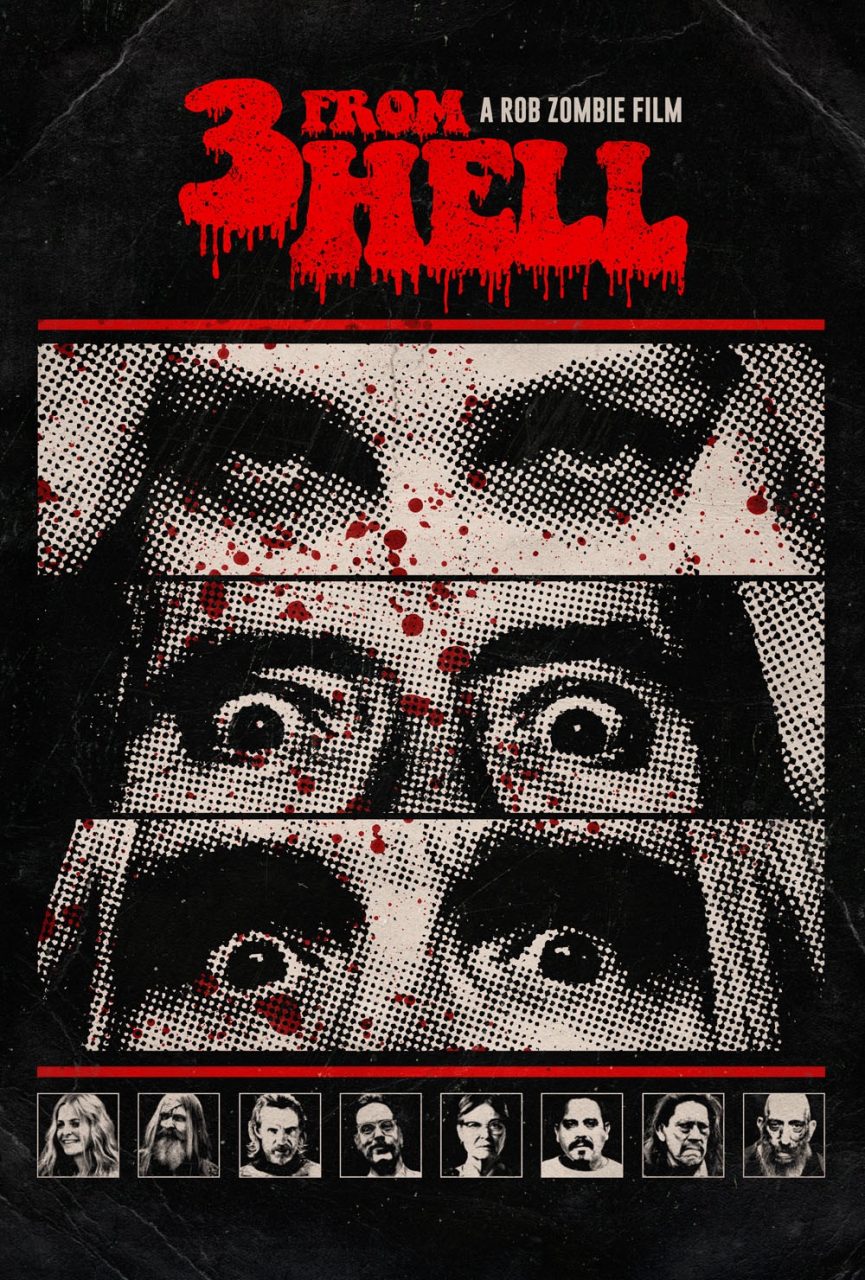 Rob Zombie's 3 FROM HELL poster (Lionsgatee/Saban Films/Fathom Events)