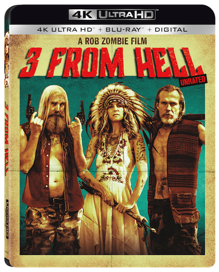 3 From Hell 4K Ultra HD Combo Pack cover (Lionsgate Home Entertainment)