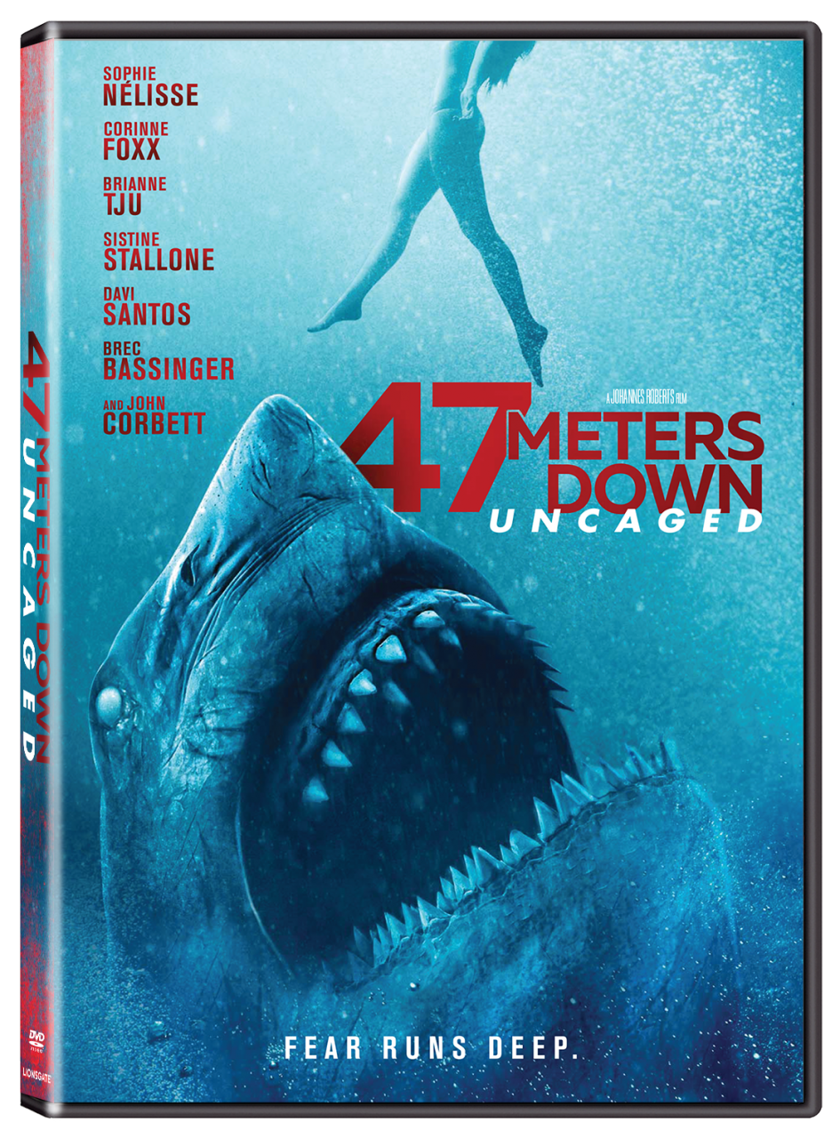 47 Meters Down: Uncaged DVD cover (Lionsgate Home Entertainment)