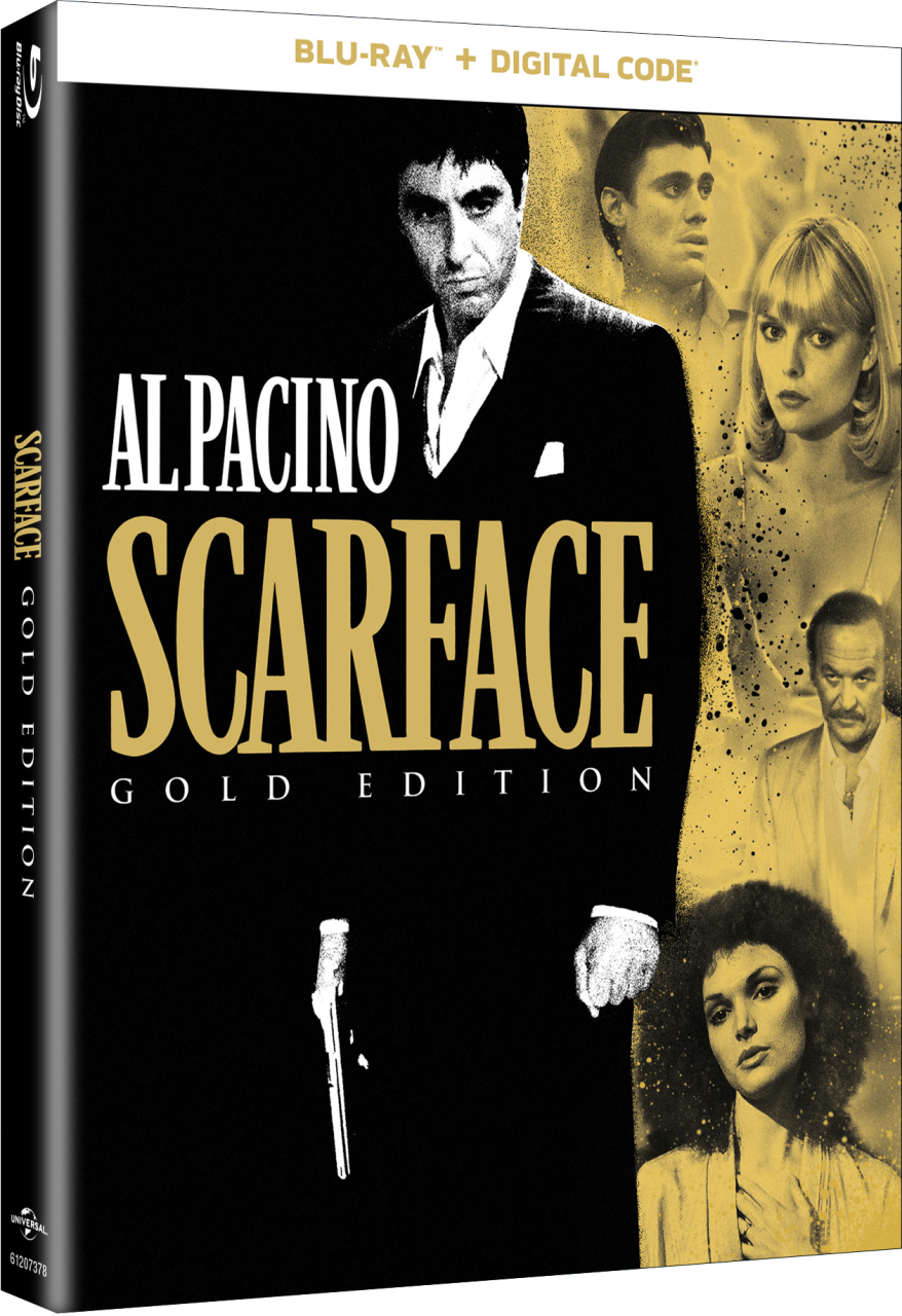 Scarface Blu-Ray Gold Edition Combo Pack cover (Universal Pictures Home Entertainment)