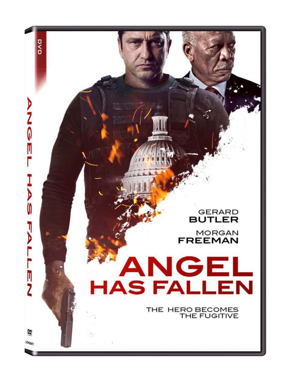 Angel Has Fallen DVD cover (Lionsgate Home Entertainment)