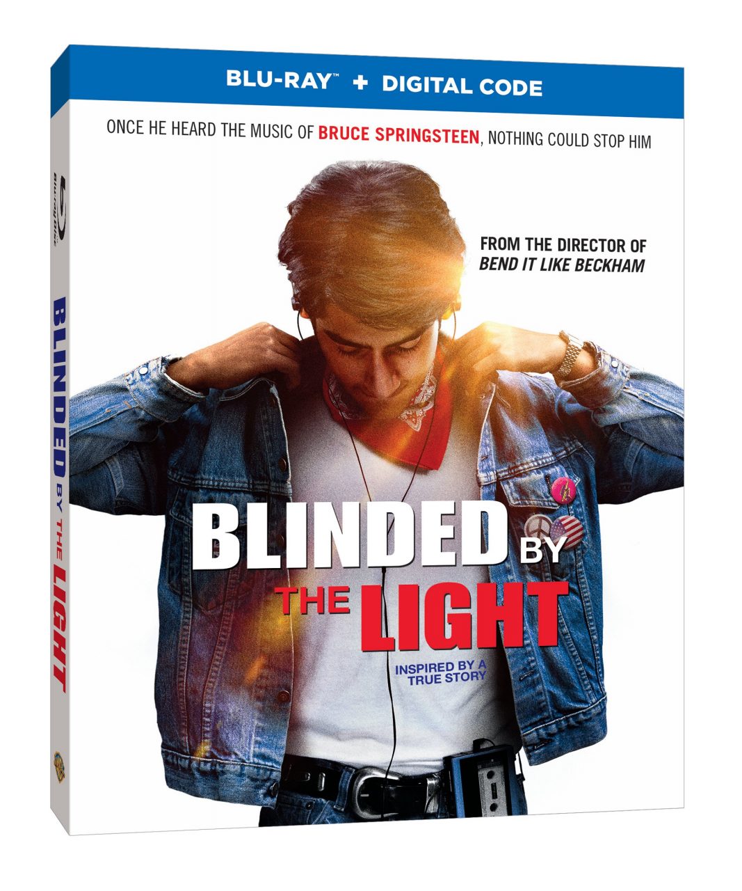 Blinded By The Light Blu-Ray Combo Pack cover (Warner Bros. Home Entertainment)