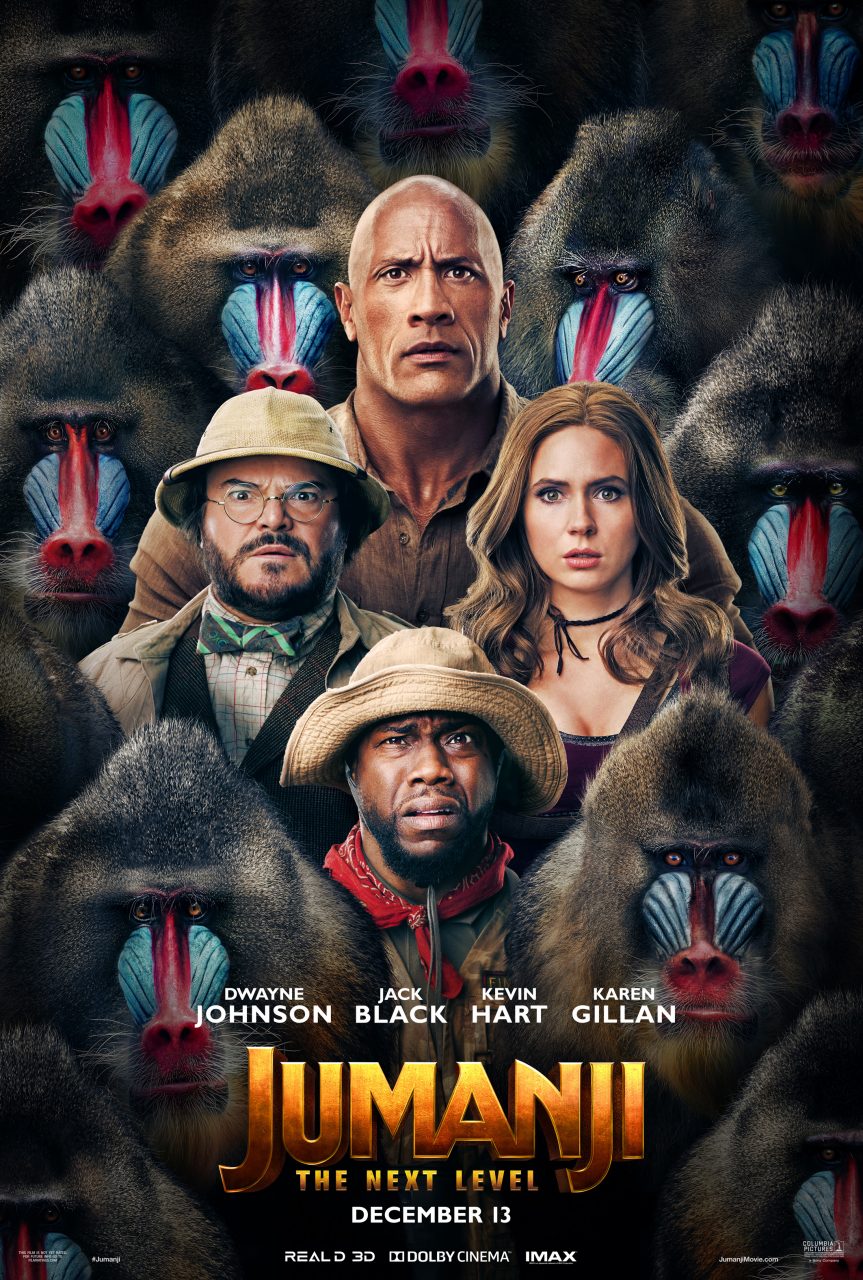 Jumanji: The Next Level poster (Sony Pictures)